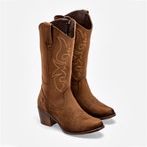 Botín tipo cowboy para Mujer marca Moramora Café cod. 121925